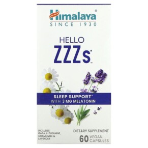 Himalaya Hello ZZZs 60 Vegan Capsules 605069991179