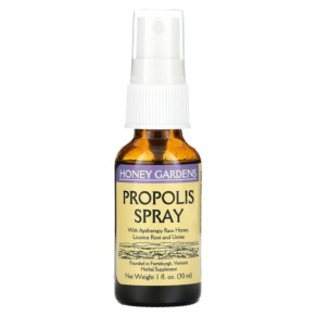Honey Gardens Propolis Spray 1 fl oz (30 ml) 022318000077