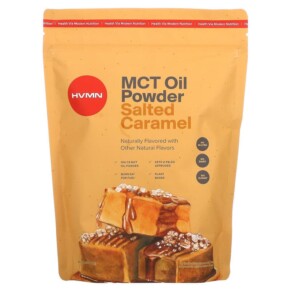 HVMN MCT Oil Powder Salted Caramel 10.5 oz (300 g) 850632006457