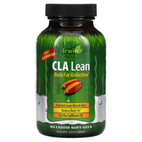 Irwin Naturals CLA Lean Body Fat Reduction 80 Liquid Soft-Gels 710363582258