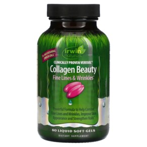 Irwin Naturals Clinically Proven Verisol Collagen Beauty 80 Liquid Soft-Gels 710363592127