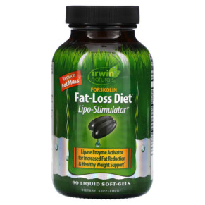 Irwin Naturals Forskolin Fat-Loss Diet 60 Liquid Soft-Gels 710363584214