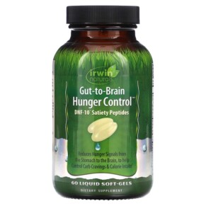 Irwin Naturals Gut-To-Brain Hunger Control 60 Liquid Soft-Gels 840081406038