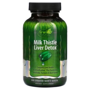 Irwin Naturals Milk Thistle Liver Detox 60 Liquid Soft-Gels 710363585495