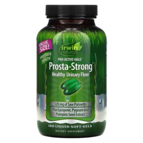 Irwin Naturals Prosta-Strong Healthy Urinary Flow 180 Liquid Soft-Gels 710363578299