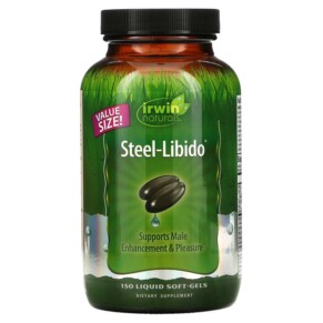 Irwin Naturals Steel-Libido 150 Liquid Soft-Gels 710363578251