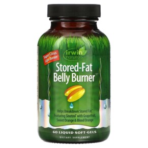 Irwin Naturals Stored-Fat Belly Burner 60 Liquid Soft-Gels 710363586386