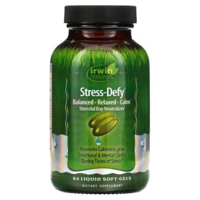 Irwin Naturals Stress-Defy 84 Liquid Soft-Gels 710363568214