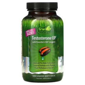 Irwin Naturals Testosterone UP 120 Liquid Soft-Gels 710363585280