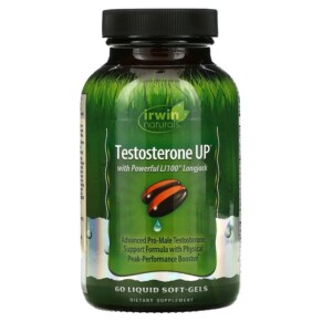 Irwin Naturals Testosterone UP 60 Liquid Soft-Gels 710363581046