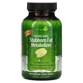Irwin Naturals Thermo-Burn Stubborn Fat Metabolizer 60 Liquid Soft-Gels 840081403600