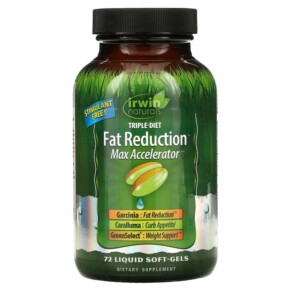 Irwin Naturals Triple-Diet Fat Reduction+ Max Accelerator 72 Liquid Soft-Gels 710363582463
