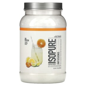 Isopure Infusions Protein Powder Citrus Lemonade 1.98 lb (900 g) 089094025656