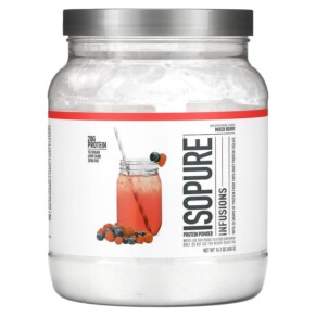 Isopure Infusions Protein Powder Mixed Berry 14.1 oz (400 g) 089094025052