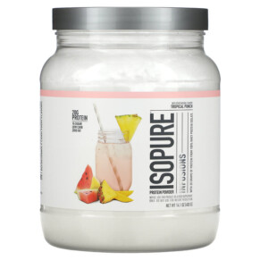 Isopure Infusions Protein Powder Tropical Punch 14.1 oz (400 g) 089094025090