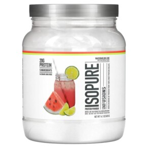 Isopure Infusions Protein Powder Watermelon Lime 14.1 oz (400 g) 089094025700
