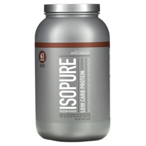 Isopure Low Carb Protein Powder Dutch Chocolate 3 lb (1.36 kg) 089094021177