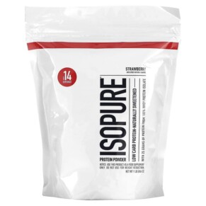 Isopure Low Carb Protein Powder Strawberry 1 lb (454 g) 089094025274