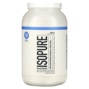 Isopure Low Carb Protein Powder Vanilla 3 lb (1.36 kg) 089094022372