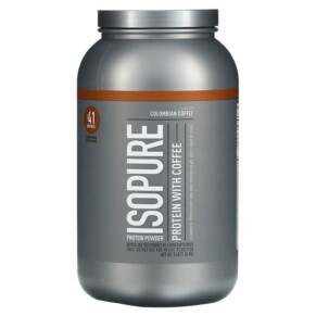 Isopure Protein Powder with Coffee Colombian Coffee 3 lb (1.36 kg) 089094022310