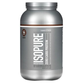 Isopure Zero Carb Protein Powder Cookies & Cream 3 lb (1.36 kg) 089094021979