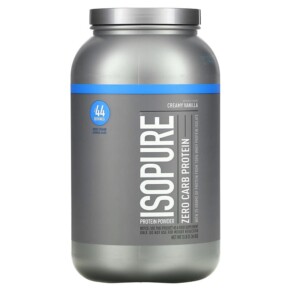 Isopure Zero Carb Protein Powder Creamy Vanilla 3 lb (1.36 kg) 089094021153