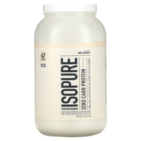 Isopure Zero Carb Protein Powder Unflavored 3 lb (1.36 kg) 089094022457