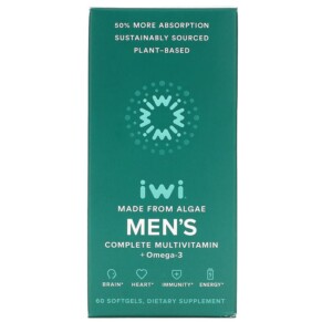 iWi Men's Complete Multivitamin + Omega-3 60 Softgels 818353020404