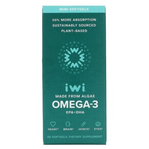 iWi Omega-3 Mini EPA + DHA 60 Softgels 818353020480