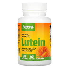 Jarrow Formulas Lutein 20 mg 60 Softgels 790011120254