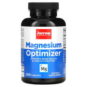 Jarrow Formulas Magnesium Optimizer 200 Tablets 790011130079