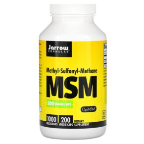 Jarrow Formulas MSM 1.000 mg 200 Veggie Caps 790011190134