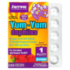 Jarrow Formulas Yum-Yum Dophilus Sugar-Free Natural Raspberry 120 Chewable Tablets 790011320050