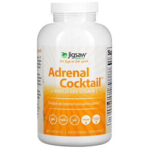 Jigsaw Health Adrenal Cocktail + Wholefood Vitamin C 360 Capsules 876634001856