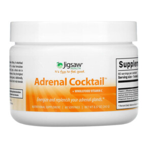 Jigsaw Health Adrenal Cocktail + Wholefood Vitamin C 8.57 oz (243 g) 876634001689