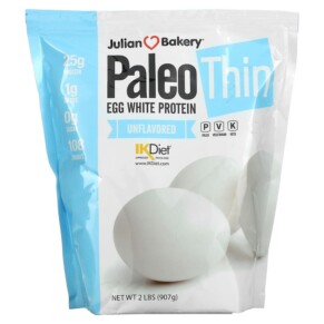 Julian Bakery Paleo Thin Egg White Protein Unflavored 2 lbs (907 g) 813926002566