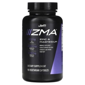 JYM Supplement Science ZMA Zinc & Magnesium 90 Vegetarian Capsules 817047020218