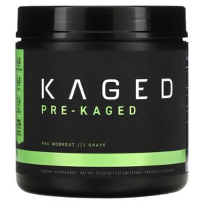 Kaged PRE-KAGED Pre-Workout Grape 1.27 lb (574 g) 855894008935