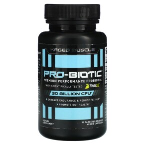 Kaged Pro-Biotic Premium Performance Probiotic 30 Billion CFU 90 Targeted Release Veggie Capsules 850015107887
