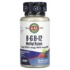 KAL B-6 B-12 Methyl Folate Mixed Berry 60 Micro Tablets 021245291510