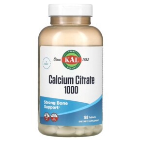 KAL Calcium Citrate 1000 180 Tablets 021245141266