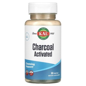 KAL Charcoal Activated 50 VegCaps 021245586050