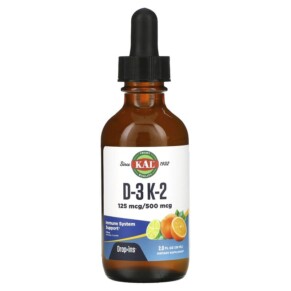 KAL D-3 K-2 Drop Citrus 2 fl oz (59 ml) 021245413691