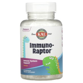 KAL Dinosaurs Immuno-Raptor Orange 60 Chewables 021245808244