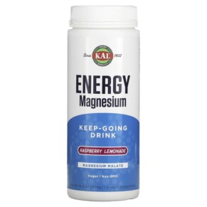 KAL Energy Magnesium Keep-Going Drink Raspberry Lemonade 14.3 oz (405 g) 021245789277