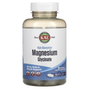 KAL High Absorption Magnesium Glycinate 90 SoftGels 021245618799