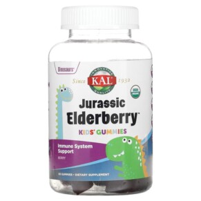 KAL Kids Jurassic Elderberry Gummies Berry 60 Gummies 021245412502