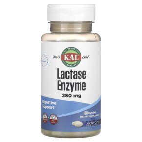 KAL Lactase Enzyme 125 mg 60 Softgels 021245802068