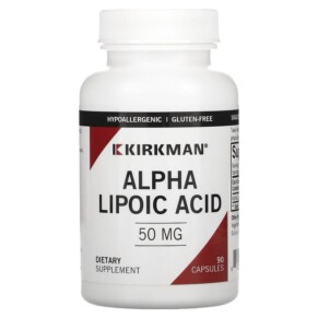 Kirkman Labs Alpha Lipoic Acid 50 mg 90 Capsules 812325020850