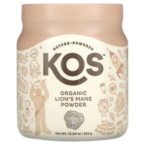 KOS Organic Lion's Mane Powder 12.84 oz (364 g) 850000503182